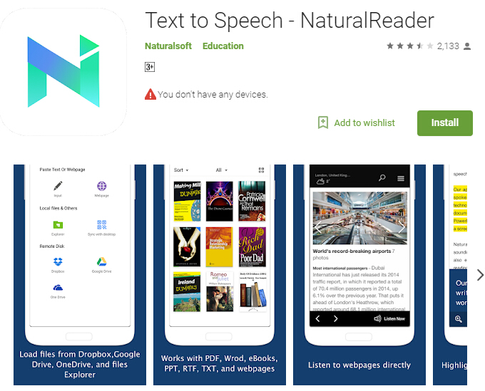 text to speech natural readers